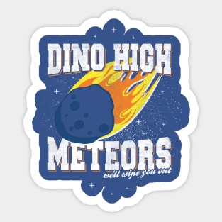Dino High Meteors Sticker